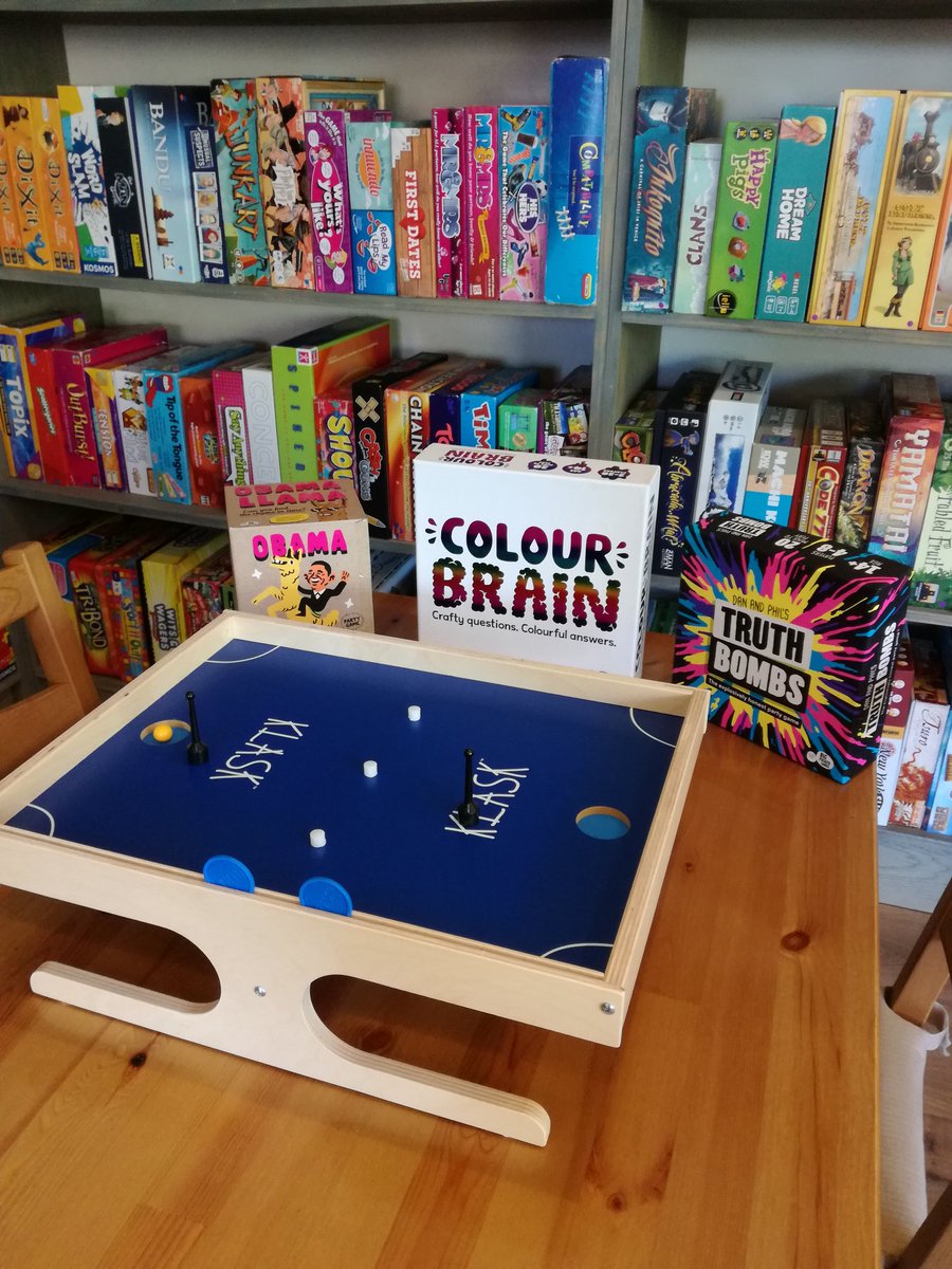 JackStrawsLtd's tweet photo. KLASK!!

IS NOW HERE AT THE CAFE
@JackStrawsLtd 

AND ITS AWESOME!! #popin

#funforall #belfast #cafe #boardgamecafe #jackstrawstheboardgamecafe #dundonald #belfast
Thanks to @bigpotatogames https://t.co/tqhyyCA8L9