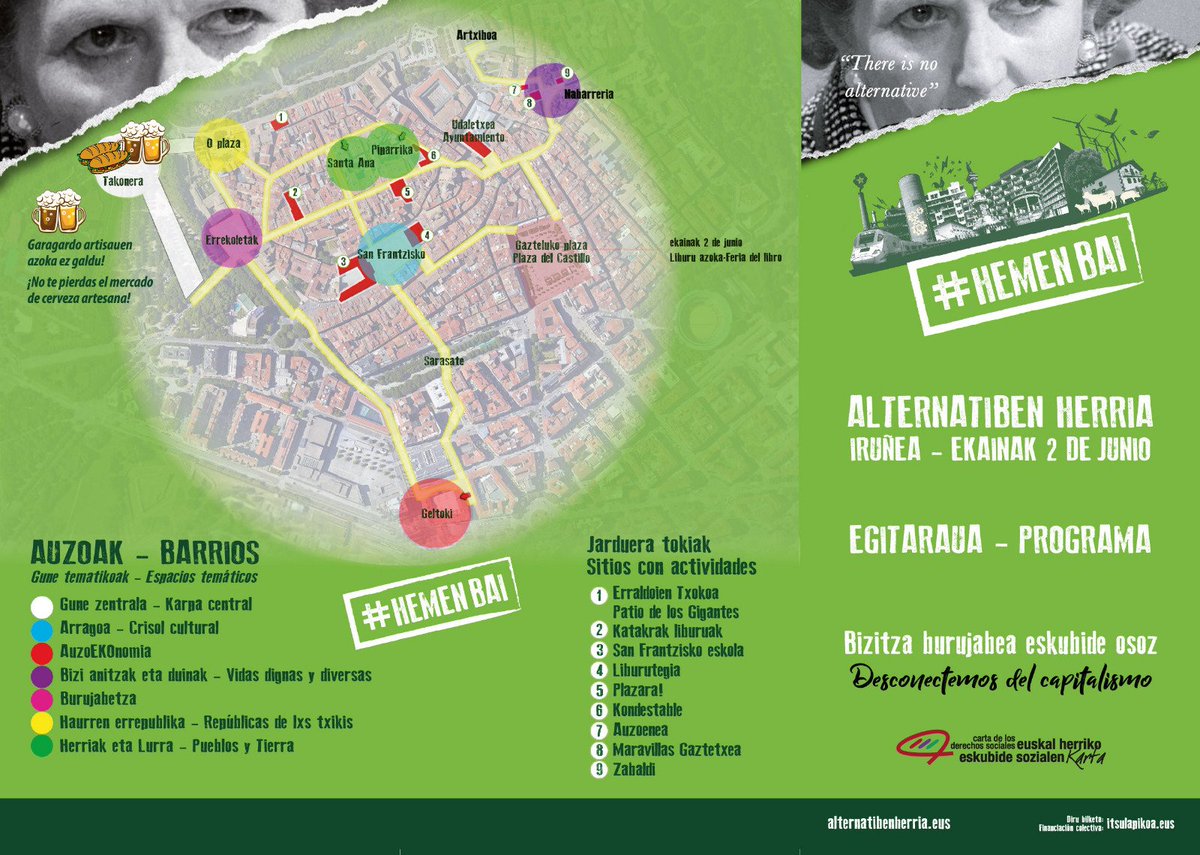 alterherria's tweet photo. 📜 MAPA 📜

Ekainaren 2an egitarauko ezertxo ere ez galtzeko, hemen duzue ALTERNATIBEN HERRIKO MAPA!

Y para no perderse ninguna actividad del progama, aquí tenéis EL MAPA DE ALTERNATIBEN HERRIA!

#AlternatibenHerria #HemenBai
             👇👇👇 https://t.co/s9XbuqD0Uz