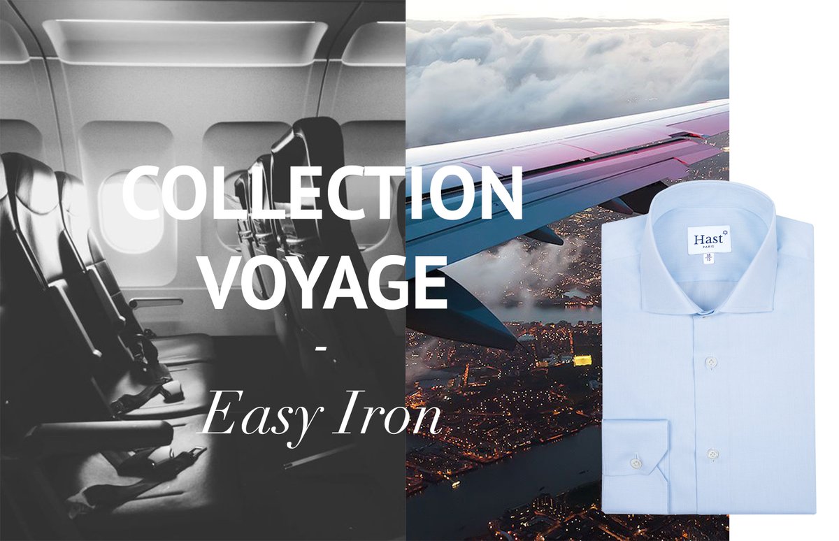 <a href="/Hast__/">Hast Paris</a> lance la chemise Voyage, facile à repasser, facile à vivre, pour être impeccable en toutes circonstances. ow.ly/7ljM30k3iBp