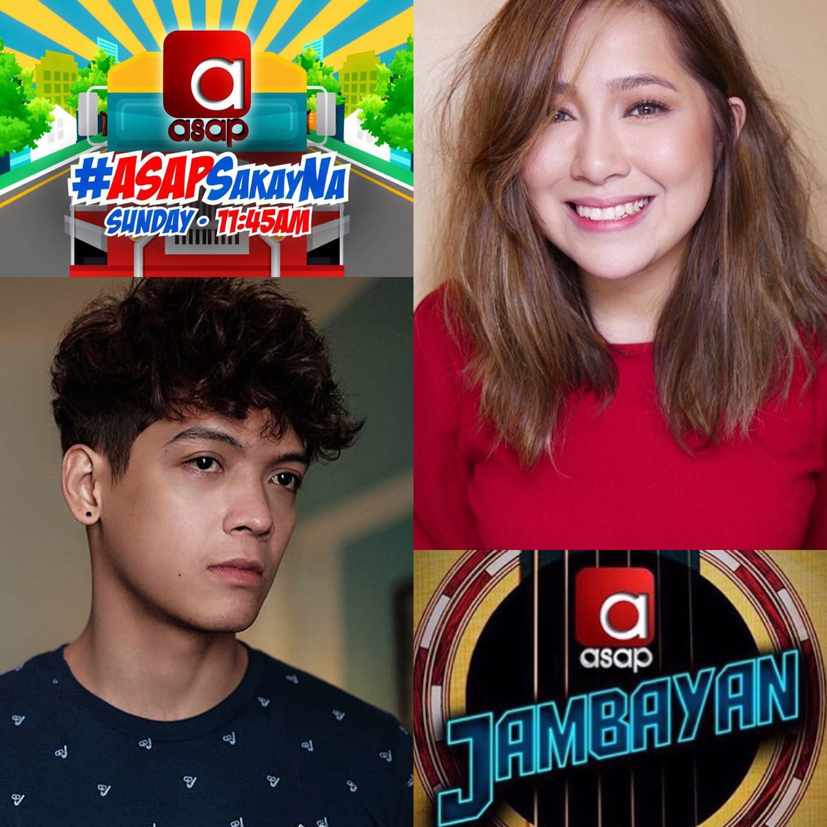 ASAPOfficial's tweet photo. For the first time on ASAP Jambayan, Moira and Volts Vallejo are going to grant your requests! They will see you this Sunday on ASAP! #ASAPSakayNa ☀️🚍☀️ https://t.co/qISTMFtEkS
