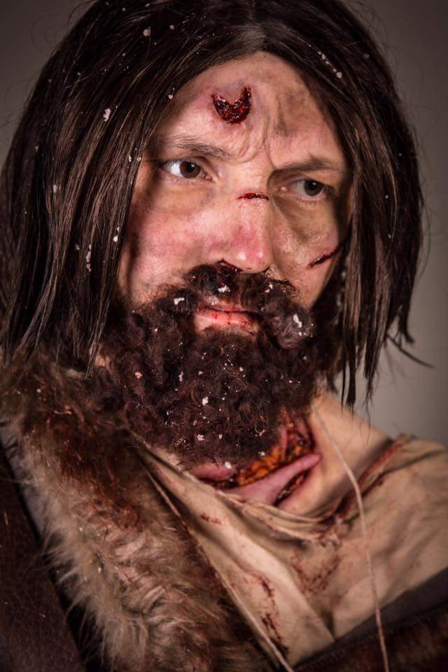 Vixen_FX's tweet photo. My create a character assignment based on the #film #TheRevenant  🐻 #mua #specialeffects #makeupartist #Vixenfx #skinillustrator @leedscitycoll @primestudios @UniCentreLeeds @MehronUK @VFXartistry @PS_Composites @ppiproducts @KryolanUK @RedCarpetFX @NFSFilmTV https://t.co/9sJLo6LfkI
