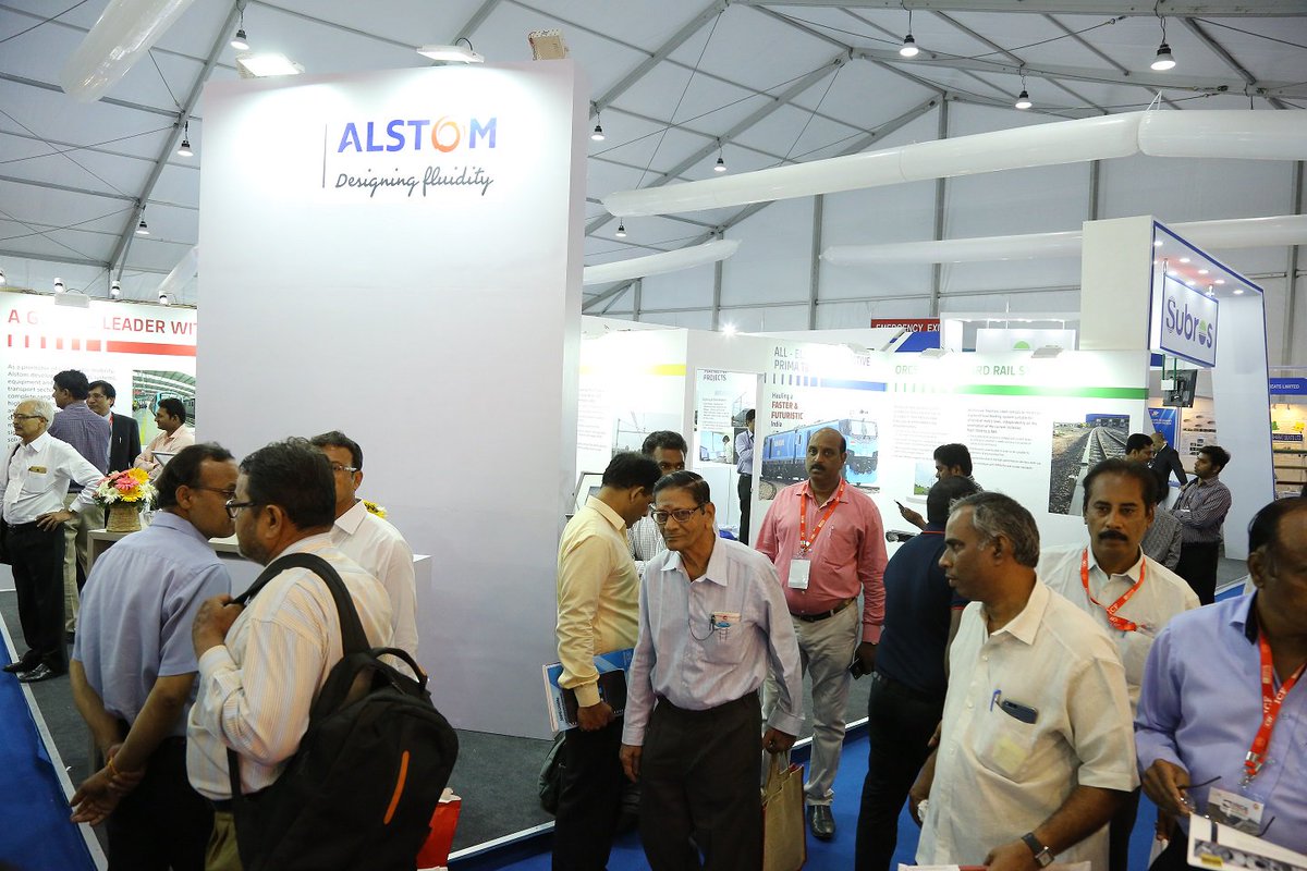 AlstomIndia's tweet photo. Check out the @Alstom booth at the maiden edition of @CIIRailwayExhb #IRCE2018, presented by @FollowCII and @RailMinIndia in #Chennai. Drop in at #Booth33, and say hi, we’d love to meet you at the Expo! https://t.co/muRHuyqCQP