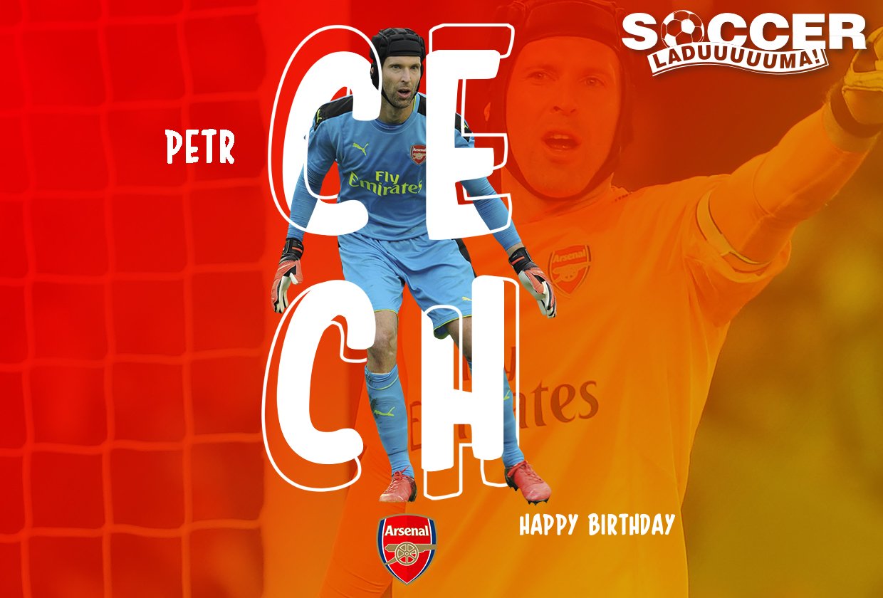 Arsenal\s Petr ech is celebrating his special day today. Join us as we wish the shot-stopper a Happy 36th Birthday! 