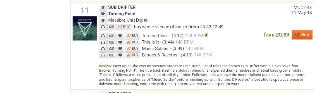 MUnitPromo's tweet image. We're now sitting just outside the number 10 spot on @junodownload after being 9th a few days previous! Keep supporting and get us back into that top 10 spot 🤘@nurvemusic