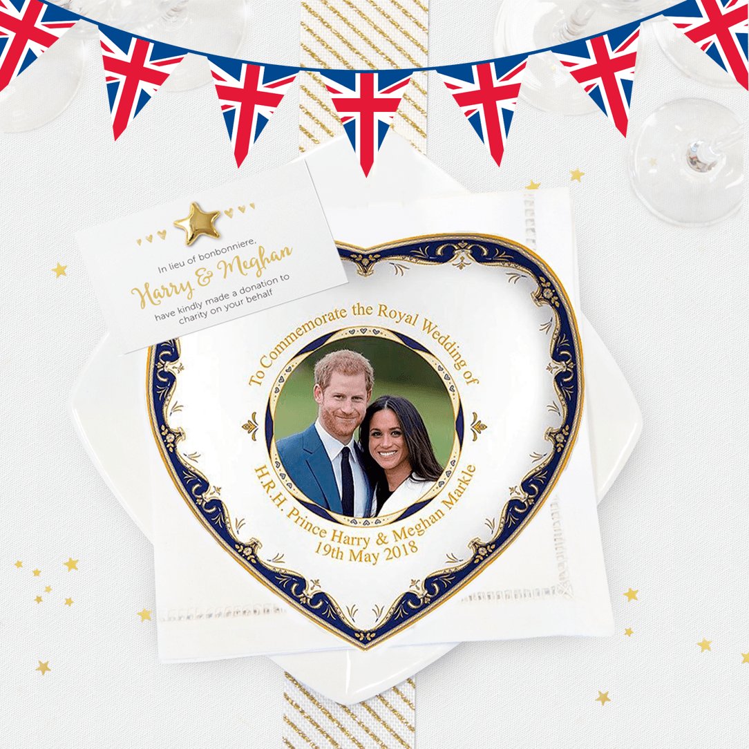 Starlight_star's tweet photo. Are you royally excited for the #RoyalWedding tomorrow? While a lot of the detail is still hush-hush,  we do know #PrinceHarry &amp; #Meghan are donating to #charity instead of taking #wedding gifts &amp; you can too with your own #Starlight #wedding favours! https://t.co/txfJ15wJP1 https://t.co/u1lKkhp9vd