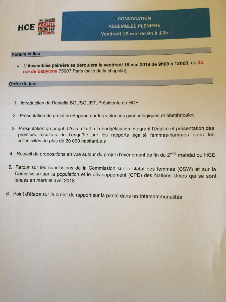 HCEfh's tweet photo. Introduction de Danielle Bousquet et retour sur les différents points de l’ordre du jour #DirectHCE https://t.co/XuhL0uy7Md