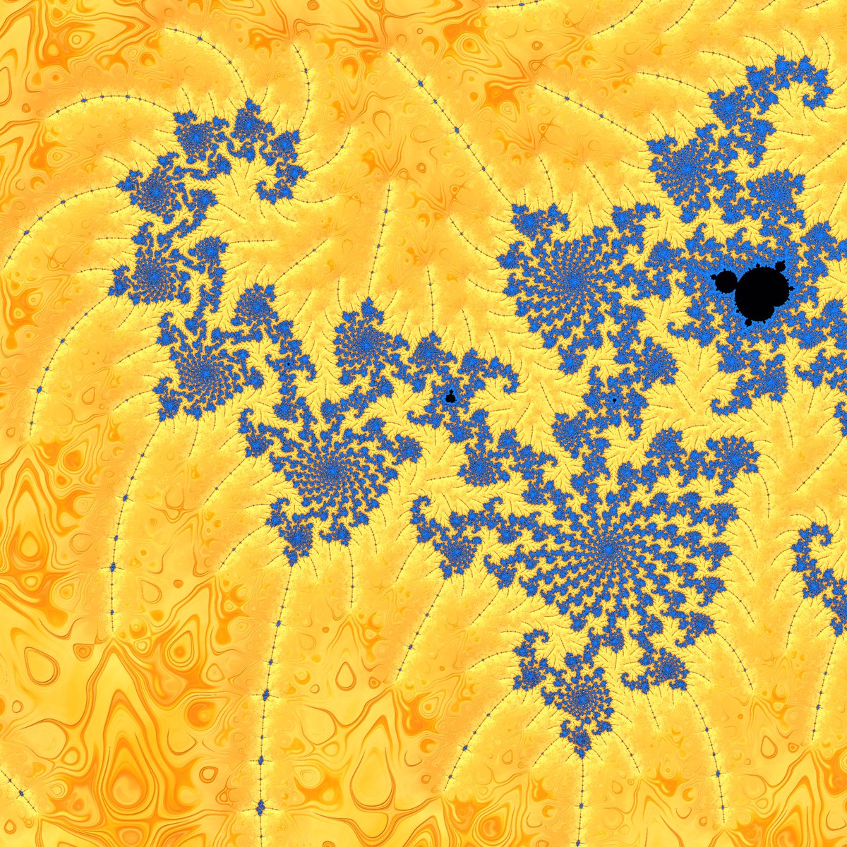 mrfractal's tweet photo. "Filaments".
#dope #heady #meditation #420 #mandala #sacredgeometry #fractals #geometry #fractal #nature #fibonacci #goldenratio #color #colour #trippy #mandelbrot #chaos #psychedelic #calm #formula #relax #edm #seculargeometry #render #blue #filaments #yellow https://t.co/tYjQCpxdCc