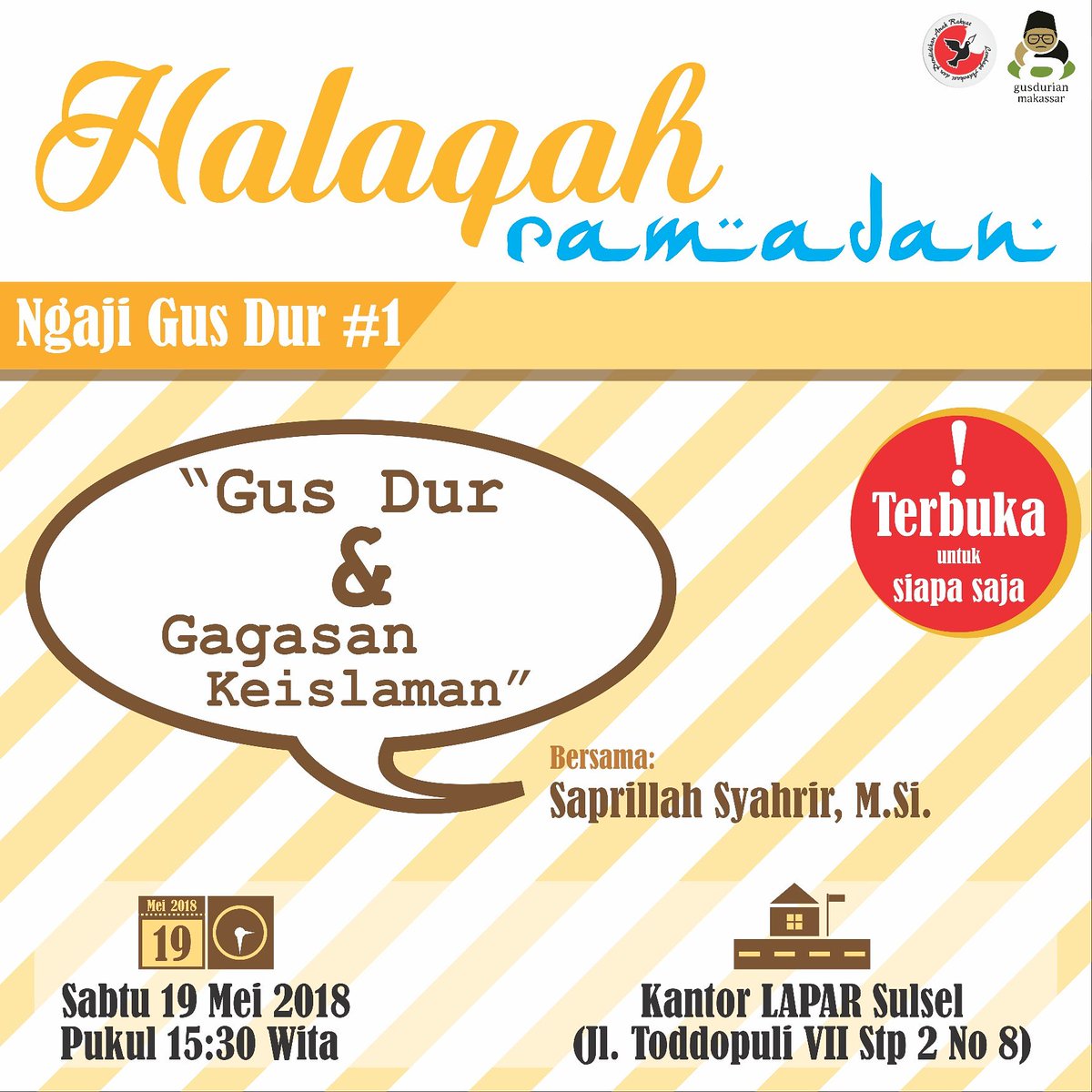 GUSDURian Makassar tweet media