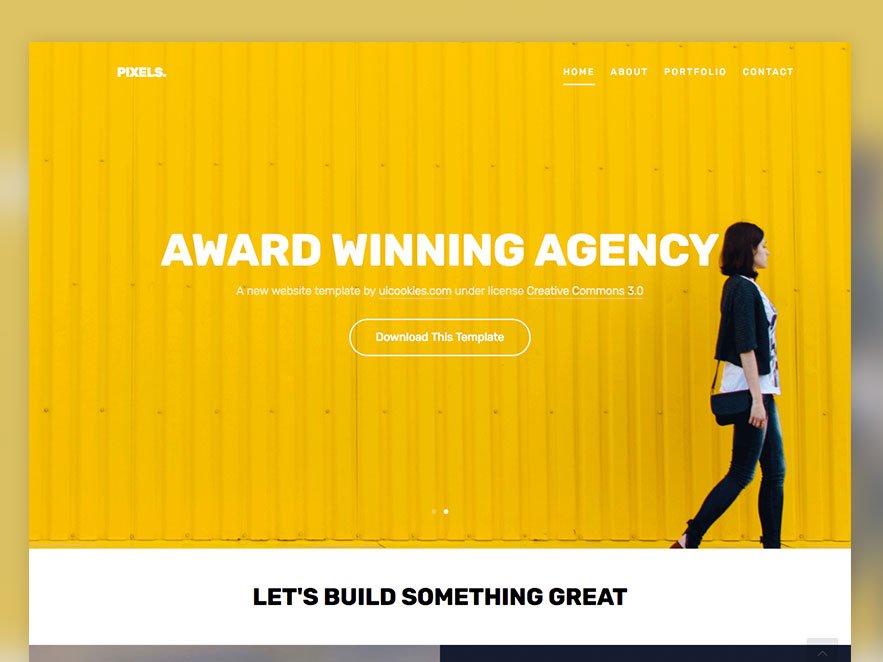 Micka_Labarre's tweet image. Pixels Free HTML5 Template Using Bootstrap For Portfolio Websites sumo.ly/UfZF