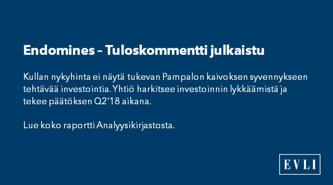Lue koko raportti täältä: pankki.evli.com/analyysikirjas…