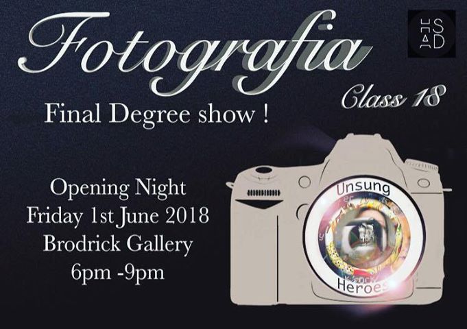 hullcollegegrp's tweet photo. Friday 1st June 2018! Our photography degree show is coming your way, brought to you by the “Class of 18” from Hull School of Art and Design. Why not come along and see what new and exciting work our students have been creating! #hullcollege #hsad https://t.co/5S8ytx9oHh