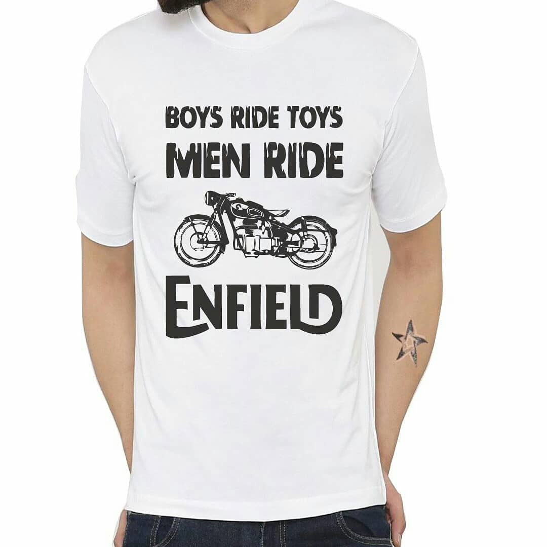desigrace's tweet photo. Today is the Birthday of Owner of Desigrace. On this special occasion get this trendy T-shirt with desigrace at @199 only.
This offer is valid for today only, Order now and tag your friends to show your Royal Enfield love.
#newdesign #Royalenfield #style #fashion 😎😎😃😎🤗🙂😉 https://t.co/qAj7kDj7kH
