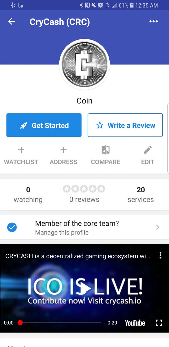 CheddurTeam's tweet photo. We added @cry_cash $CRC to the @CheddurApp! #CryCash is an ecosystem of products for gamers: Plink, Marketplace, CyberSport, and Advertising! Use the #Cheddur app to learn about the project, keep an eye on the price, review it, and accept #CRC donations! https://t.co/MxdUJZKmdX