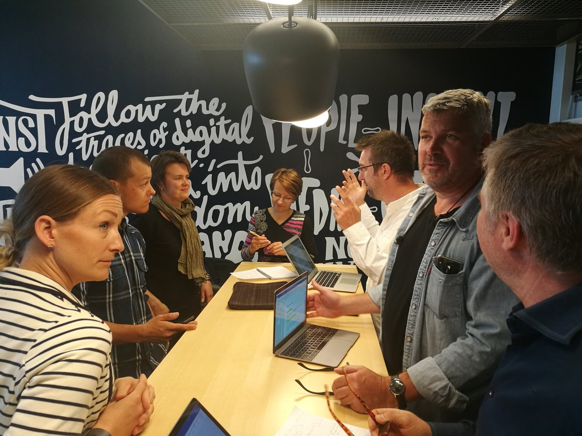 krea_haagahelia's tweet photo. All the six Krea Spring School teams have now presented their work with #citybikes. Jury makes their ruling and winner will be announced at 13:00 today at @HAAGAHELIAamk!
#jury #competition #kreaspringschool https://t.co/GdYNZS9Xvi