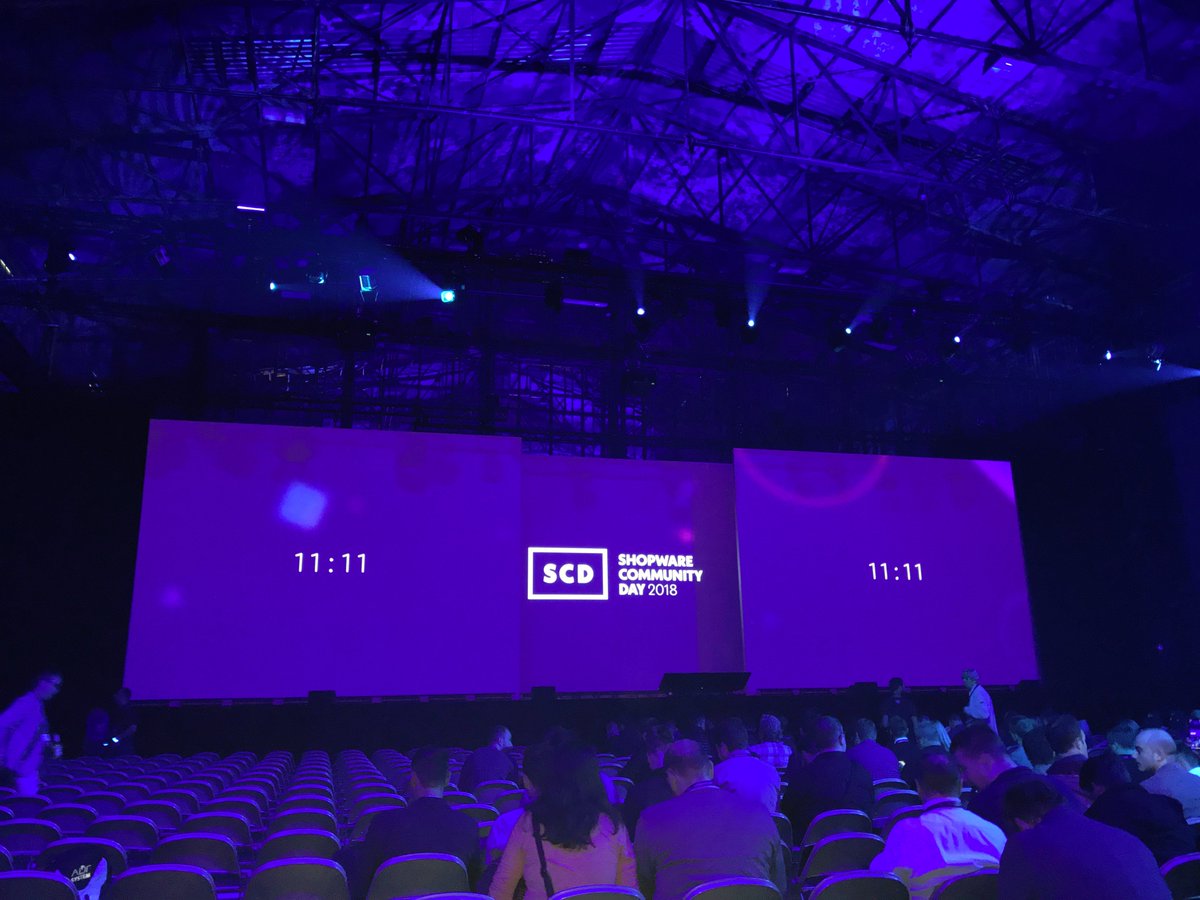 mittwald's tweet photo. Gleich geht's los 🤩 #SCD18 #ShopwareCommunityDay https://t.co/S2bSDZOMsZ