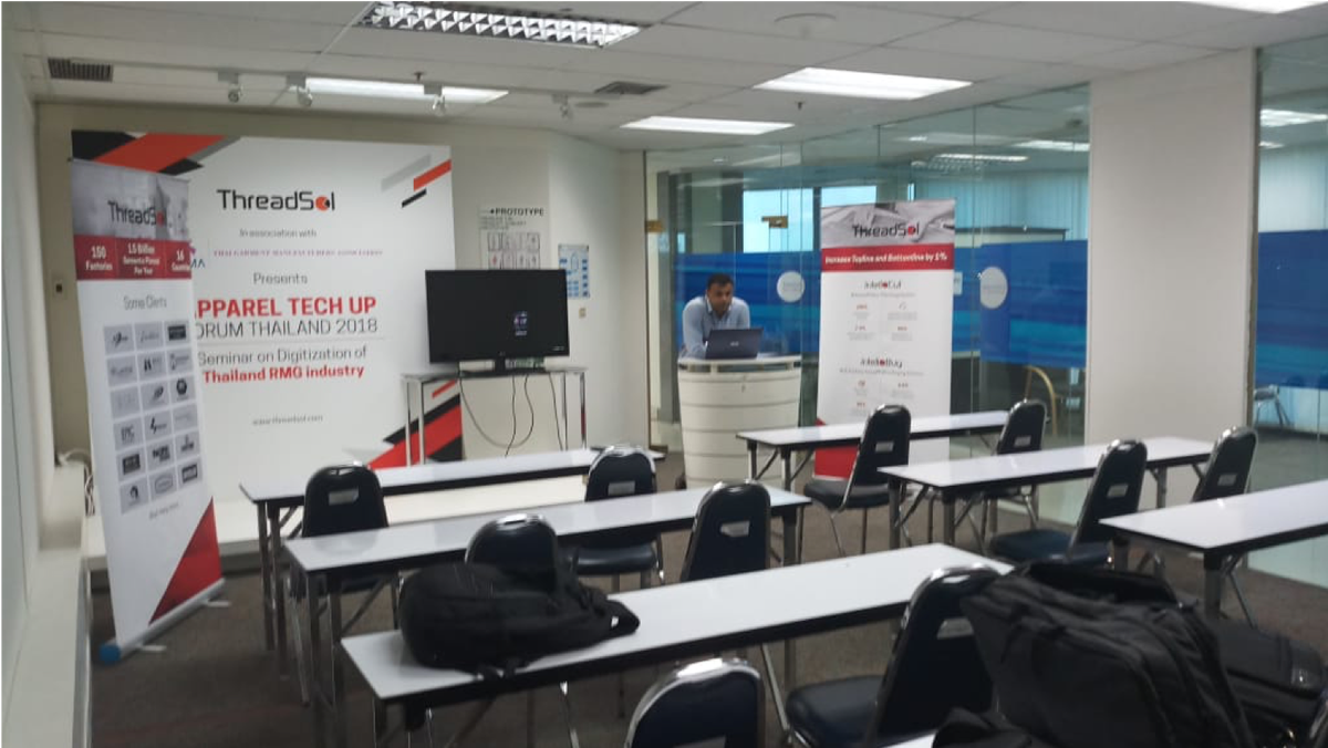 Apparel_TechUp's tweet photo. ThreadSol in association with #Thailand #Garment #Manufacturer's Association (TGMA) presents Apparel Tech Up Forum #Thailand 2018 https://t.co/Ka4qFWInFV