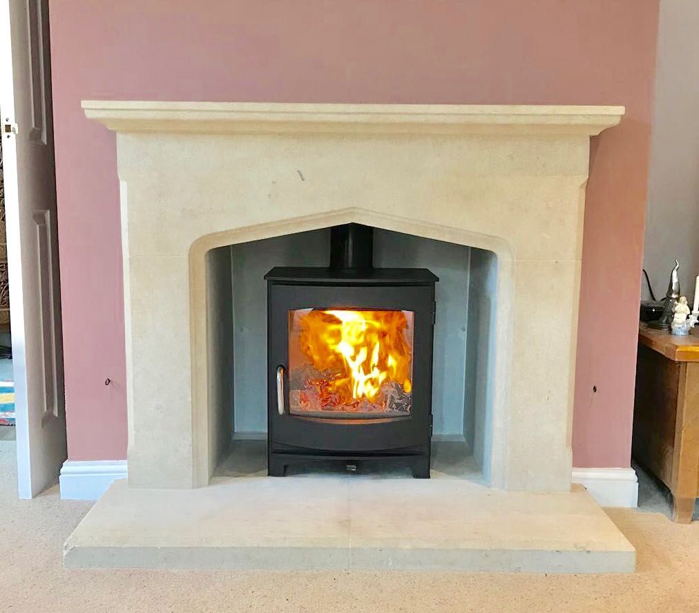 coriniumstoves's tweet photo. Another photo of a recent installation - this time, a modification to a customer’s existing surround to suit an Ivar 5. We think it looks great! #CSInstallations #CoriniumStoves https://t.co/ZMEiHTh2ca