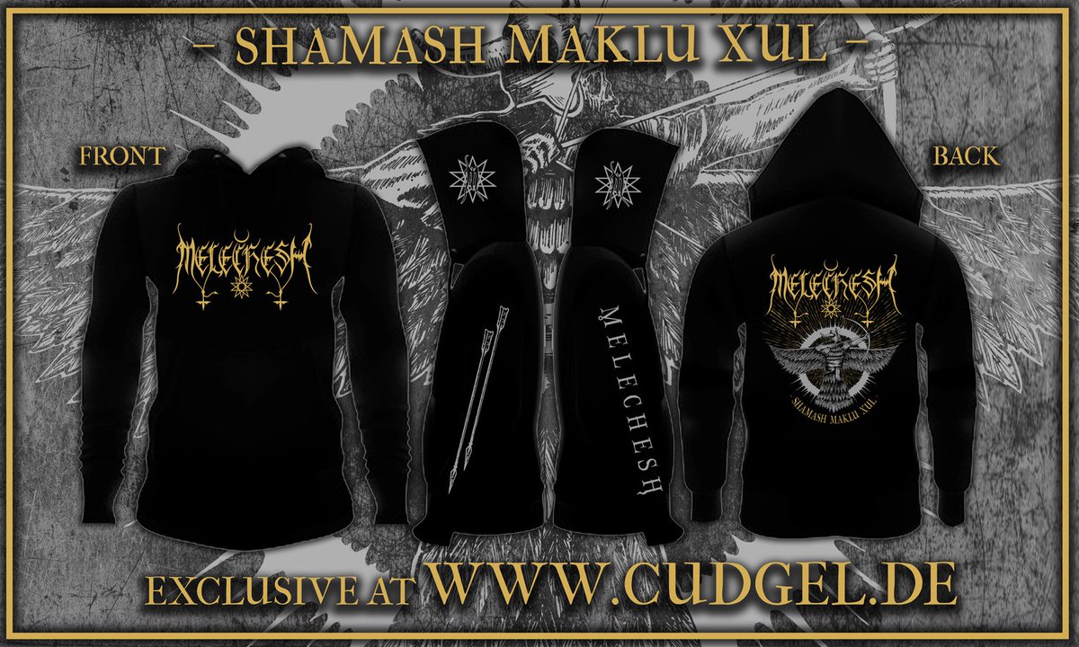 CUDGEL666's tweet photo. #MELECHESH Merch exclusive at https://t.co/NLAnKUkdaG! https://t.co/yHAM5r1uaY