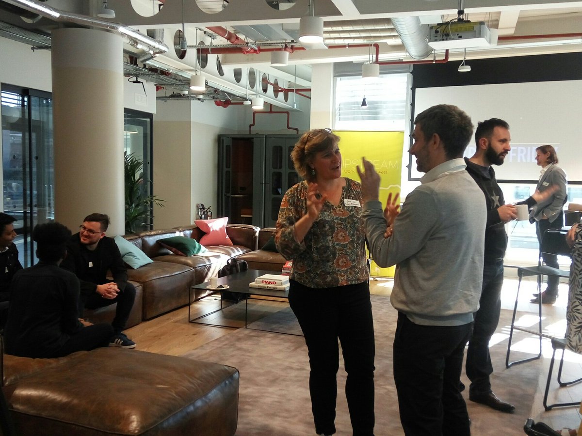 HelloUpstream's tweet photo. #UpstreamFriday breakfast meetup @WeWork #Hammersmith sharing ideas, making contacts that help business &amp; personal growth. #tech #startups #entrepreneurs Thanks to @leadsucceedgrow for leading today's ace #coaching https://t.co/CoWOz5yPZJ