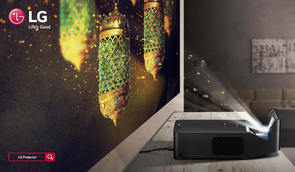 LGGulf's tweet photo. No more messy wires. The LG minibeam projector is the perfect solution for you, this Ramadan! 
https://t.co/bAgEnCIpuD
#Minibeam #Projector #Solution #Technology #Home #Theatre #LG #LGGulf https://t.co/0lkc6LttMf