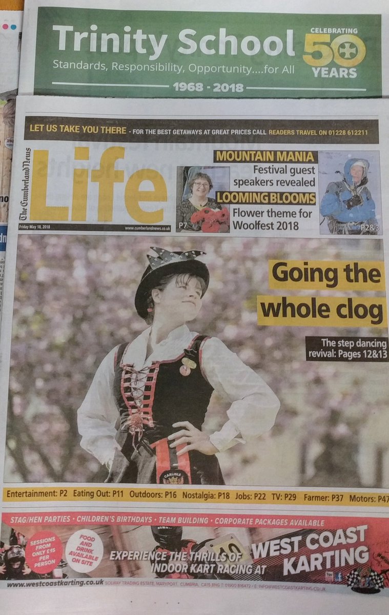 Get the latest copy of #LIFE in #TheCumberlandNews 😀 #Cumbria
