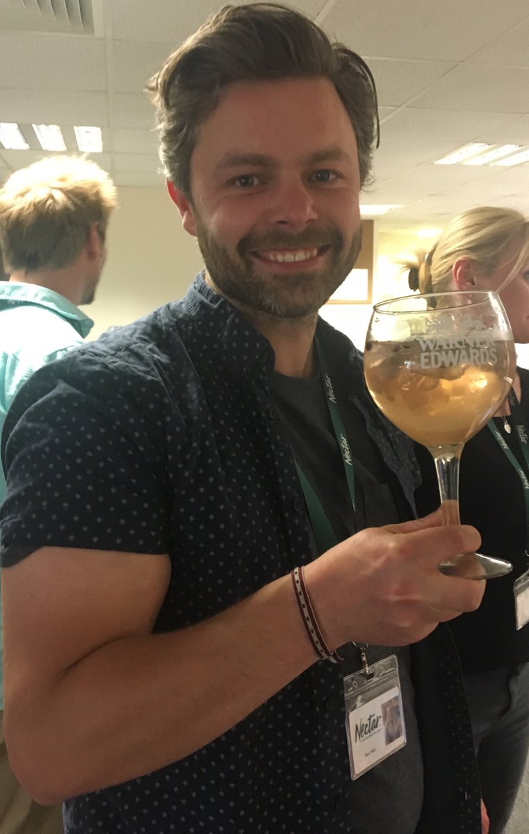 Had a fantastic day yesterday at @nectarimportsuk head office sampling #gin . This is me enjoying @warner_edwards rhubarb Gin with @FeverTreeMixers ginger ale- perfect combo. #Ginandginger