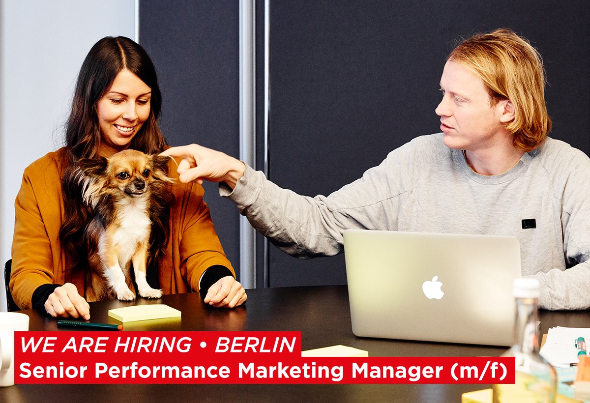 Come work for us! We are looking for a Senior Performance Manager (m/w). Read more here: bit.ly/2IwaBOg