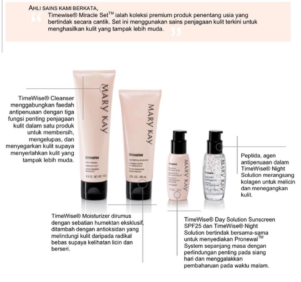 Buy TimeWise Miracle Set Free worth TimeWise Night Solution worth RM165 Dm ...