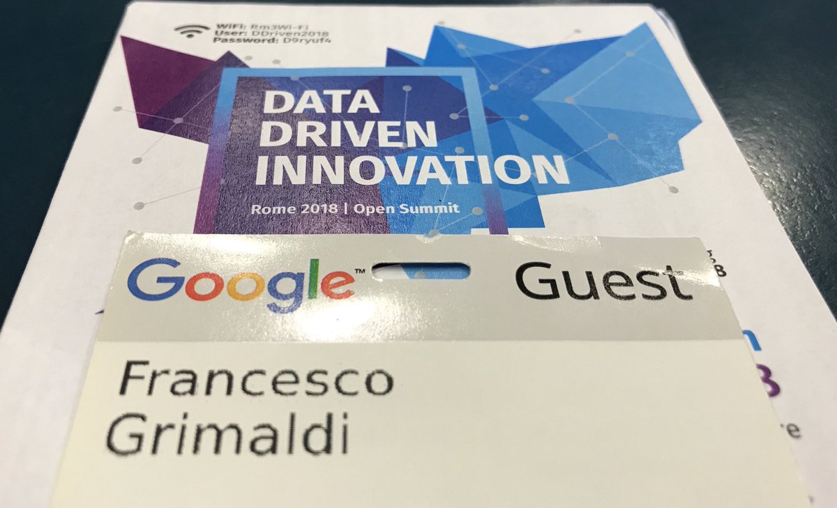 GrimaldiFra's tweet image. I arrived in Italy yesterday afternoon and the first appointment on my agenda is Data Driven Innovation. 

Never stop not even with jet-lag!

P.S. Google Guest in Silicon Valley 

#DataDriven2018 #BigData #Data #Health #ComputerScience #Biomedical #Engineering #Google