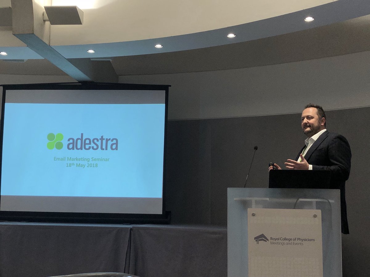 UplandAdestra's tweet photo. Kicking off #Adestrabreakfast with @HenrySmithTweet #emailmarketing https://t.co/ULjSMO7lSb