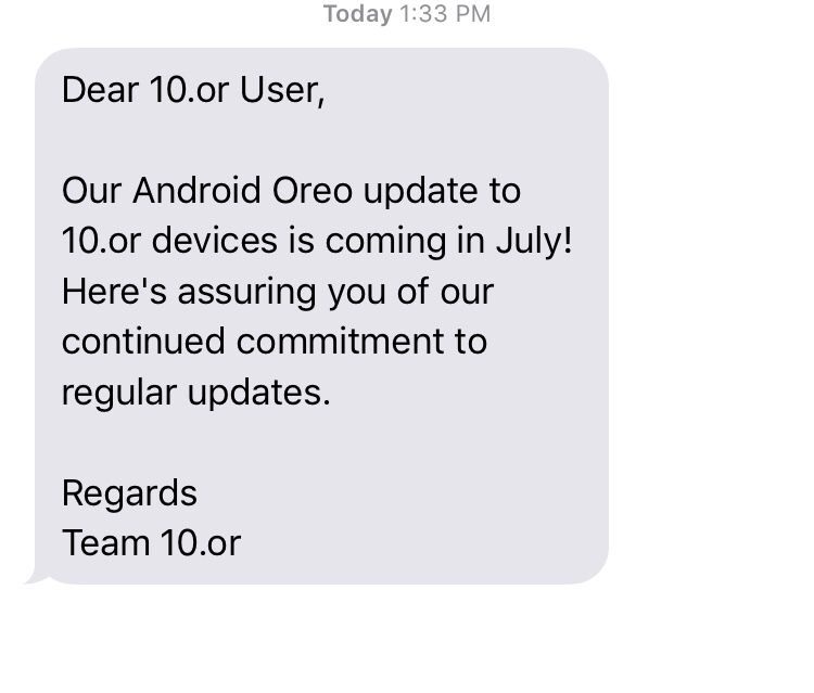 TechToLead's tweet image. 10.or devices getting Android Oreo update in July.

#10or #TechToLead