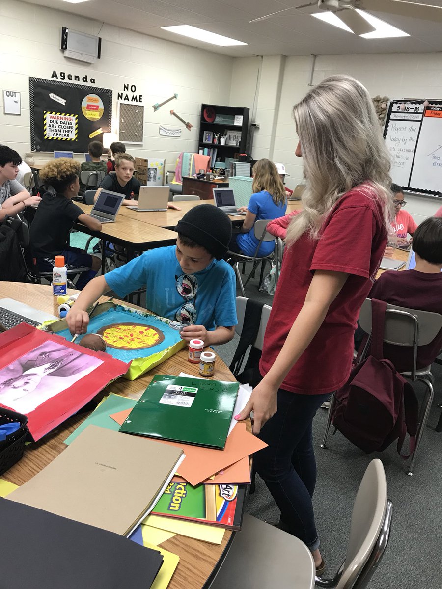 CMSNpanthers's tweet image. Rich hands-on project-based learning with Biography Bottle Dolls in Ms. Reed’s class. Love learning