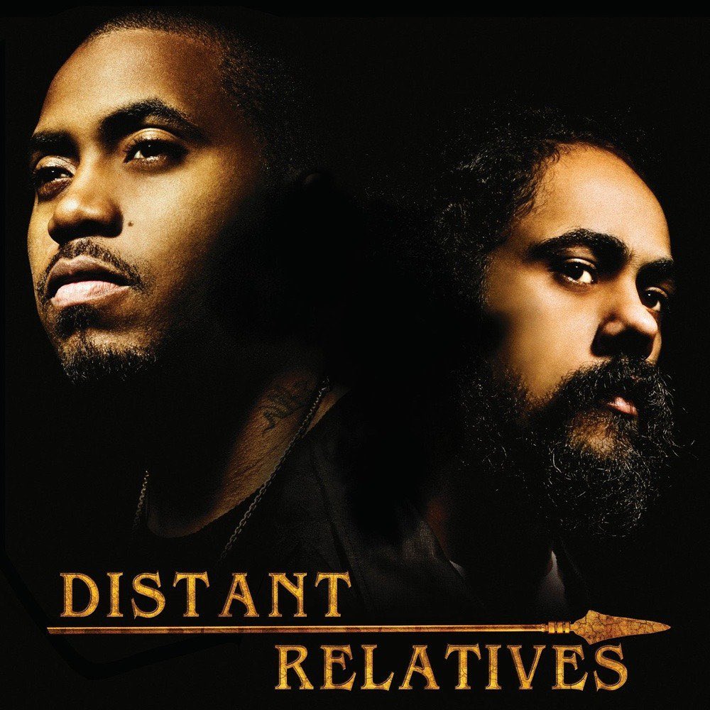 WORLDSTAR's tweet photo. 8 years ago today,
Nas and Damian Marley released ‘Distant Relatives’ featuring the tracks ‘As We Enter’, ‘Nah Mean’, and ‘Strong Will Continue’. 🔥💯 @Nas @DamianMarley https://t.co/q8hUzbMiz5
