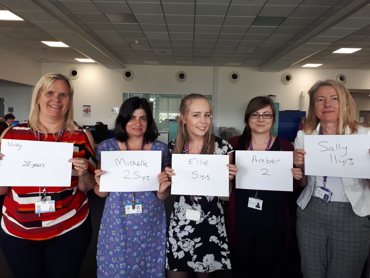 ConnorCeri's tweet photo. #NHS70 Nicky, Michele, Ellie, Amber and Sally from our fabulous L&amp;D/People Services team = 71 years of amazing service 💓 @SolentWorkforce @SolentNHSTrust https://t.co/0vUcnRyjzl