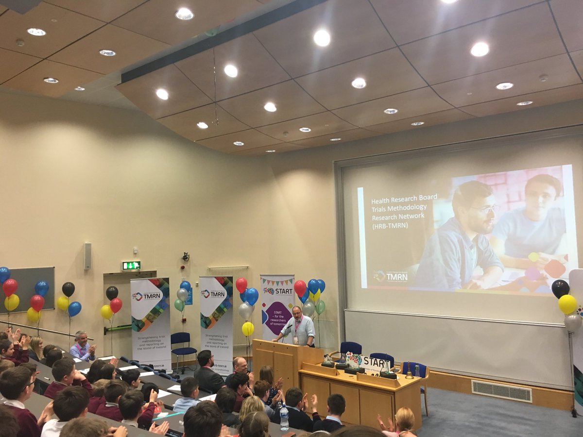 hrbtmrn's tweet photo. Our scientific director Prof Declan Devane thanking our 4 finalists - fantastic schools and 86 motivating budding #trialists in the audience! #TrialMethodology #STARTAwards #START2018 @nuigalway @hrbireland @decdevane @tomcon81 @GalvinSadie @patriciahealy12 https://t.co/PX8UmPl9yq