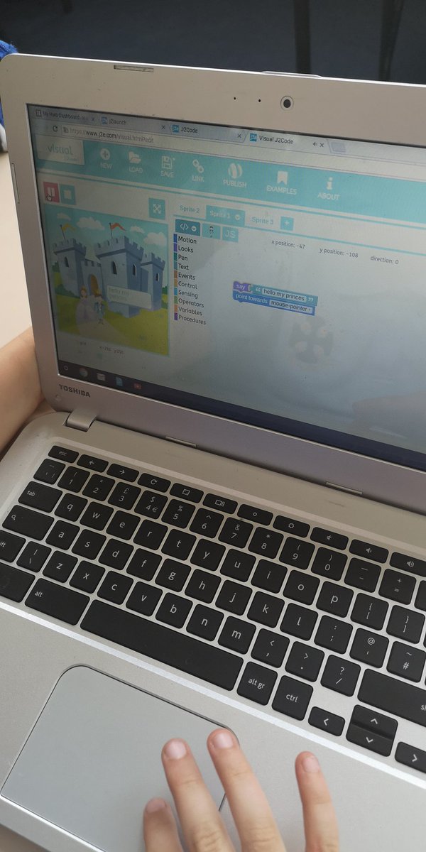 Year5StJos's tweet photo. We are using our coding skills to create the Royal Wedding on @hwbplus with sprites @StJosPrimary https://t.co/4qr3QE0fKP