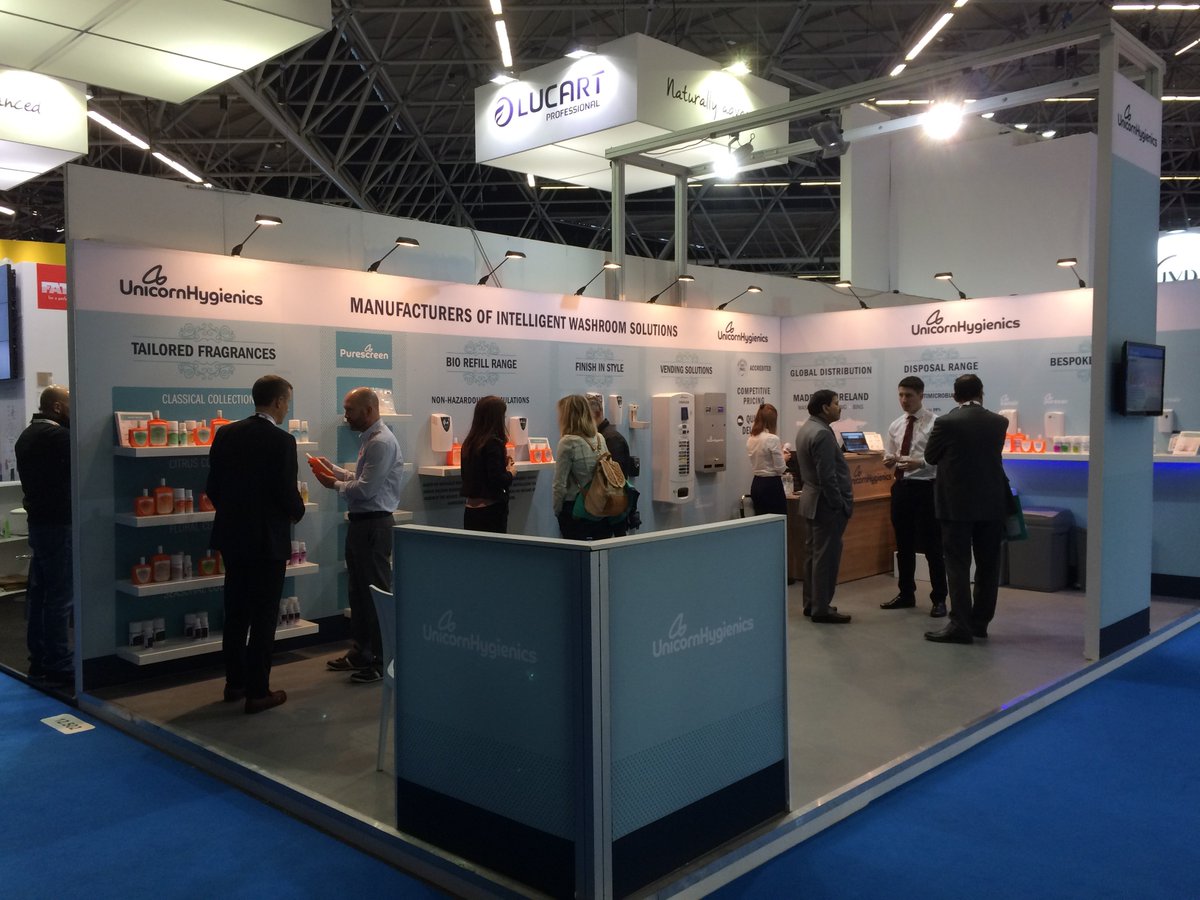 UnicornHygienic's tweet photo. A great turn out for our last day at @intercleanshow! We love to see our stand (12.502) so busy with everyone interested in our washroom solutions. Visit https://t.co/w3M8c27KQ7 #interclean2018 #Interclean #hygiene #LastDay #HappyFriday https://t.co/4cPnYydbol