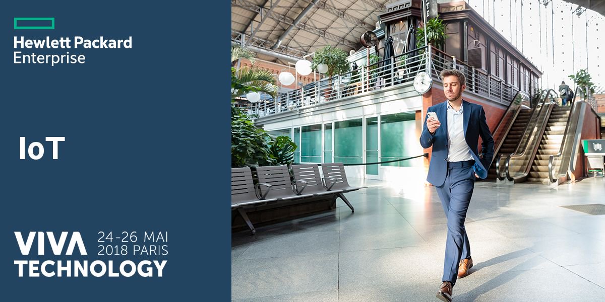 VivaTech's tweet photo. Prepare for a connected world where everything computes! Meet @HPE_FR experts at #VivaTech &amp; learn how to monetize data with #IoT &amp; Intelligent Edge solutions &amp; build an IoT-enabled, future-ready organization. Check out their talks &amp; demos incl. HPE Universal IoT Platform! https://t.co/GAghpK3465