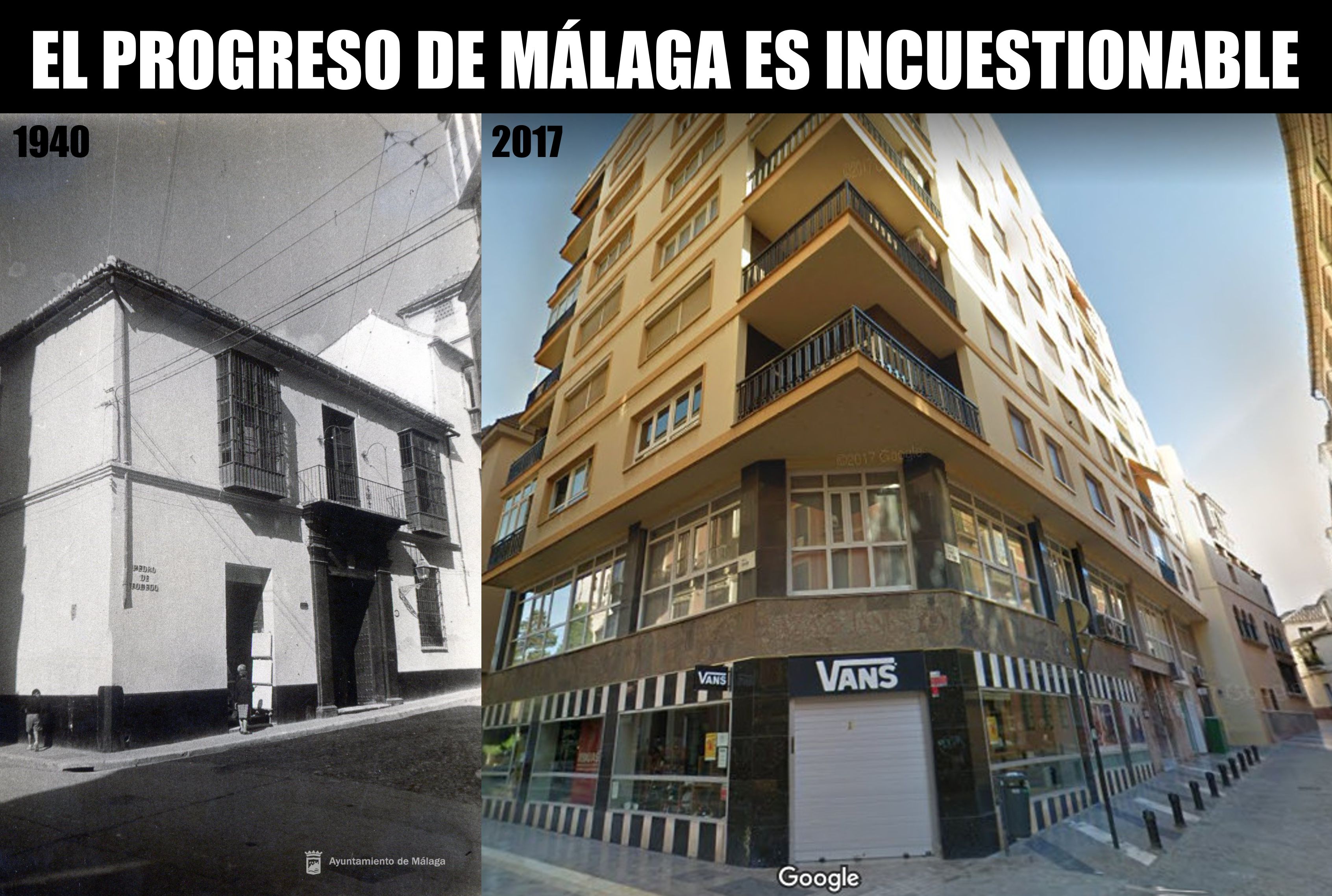 Edifeicios Málaga #RIPLaMundial on Twitter: "Este es el decadente palacete del siglo XVIII donde estaba la sede de las teresianas en Málaga, calle Pedro de Toledo esquina que fue