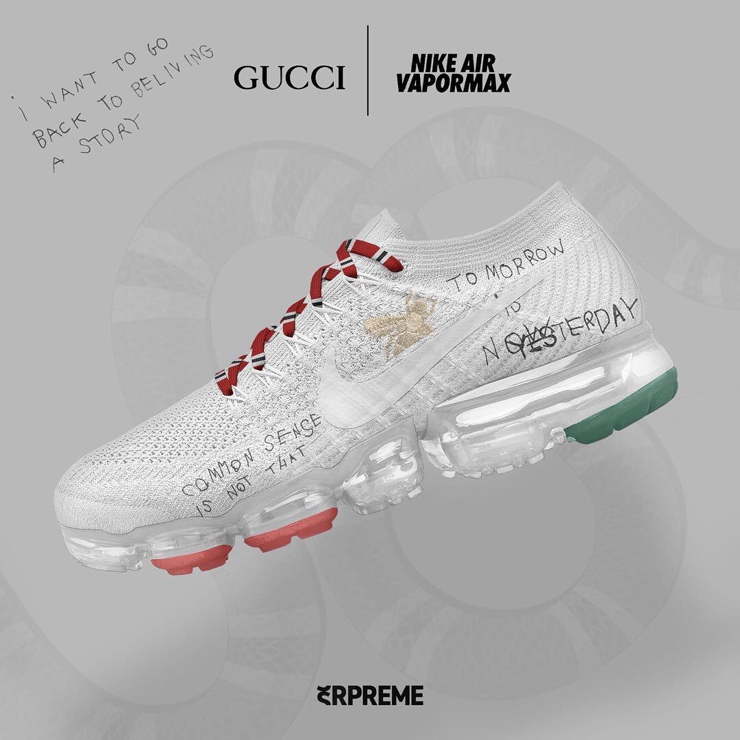 vapormax gucci