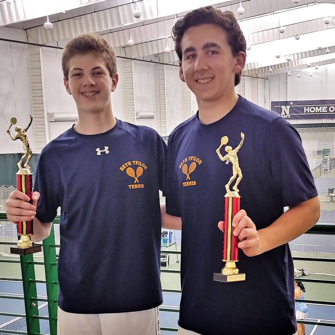 Congratulations to Jeremy G. '19 and Steven B. '20,  @miaaathletics "B" Conference #2 Doubles Champions! After trailing 5-1 in the opening set, the duo defeated Park School with a thrilling comeback: 6-7 (5-7), 6-3, 6-3. #GoWarriors  <a href="/BaltCoSunSports/">BaltCo Sun Sports</a>