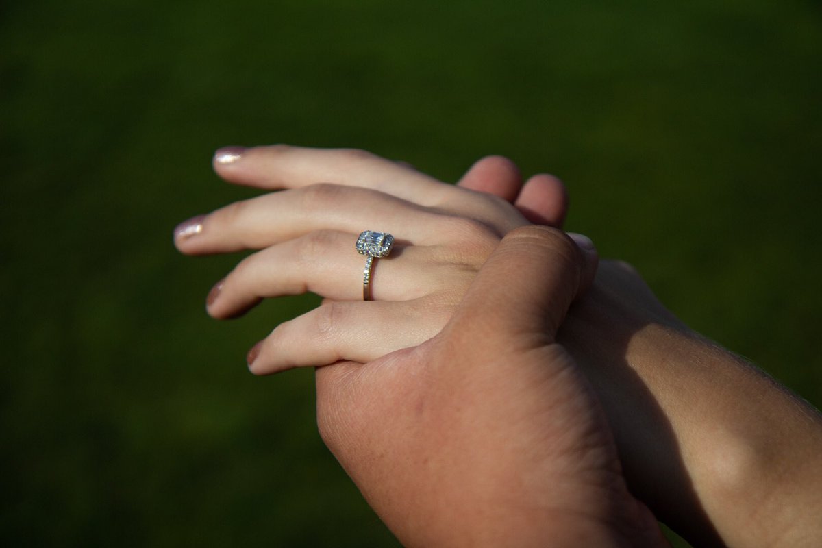 JoshParrish0's tweet photo. She said yes!!!!! So excited to get to spend the rest of my life with the girl of my dreams! #blessed https://t.co/lAPGn298v5