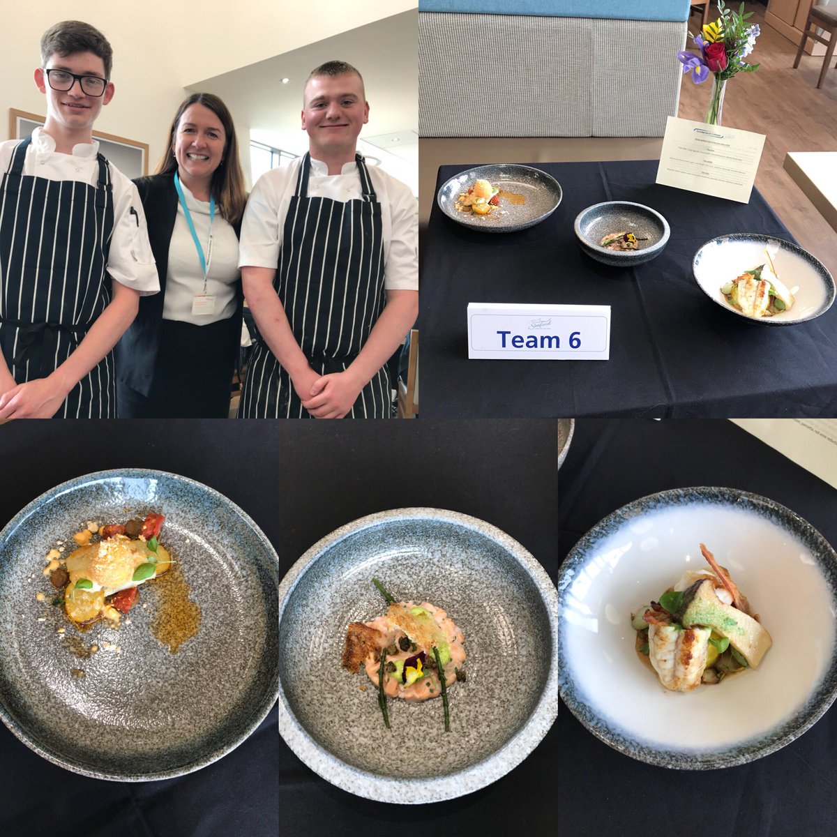 Delicious menu from our student chefs Keaton and Connor <a href="/sunderlandcol/">Sunderland College</a> <a href="/ukseafoodcomp/">UKSeafoodCompetition</a> <a href="/_CityBistro/">City Bistro</a> it’s what good career benchmarks are all about <a href="/GatsbyEd/">Gatsby Education</a> <a href="/northeastlep/">North East LEP</a>