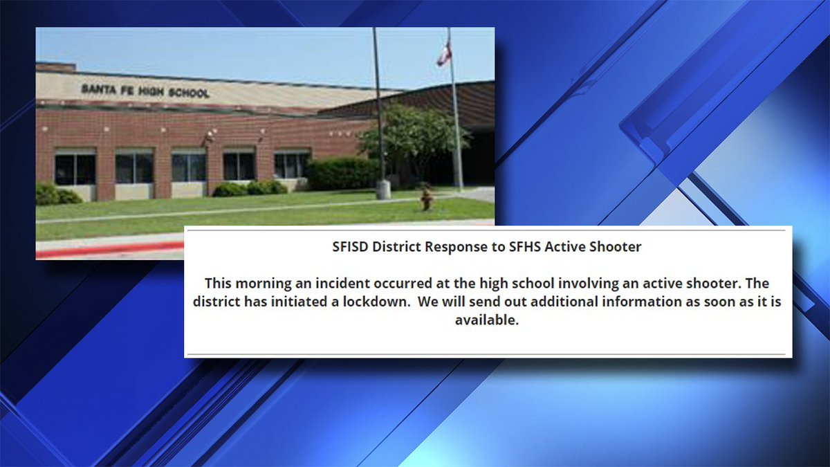 WATCH LIVE - Police confirm active shooter at Texas high school bit.ly/2ITdQmj?utm_so… https://t.co/MtG4SMtuy7