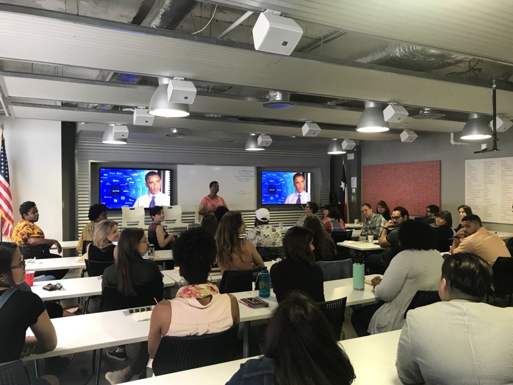 Great turn out for the #AustinInclusionCouncil! Over 20 companies coming together in their missions to move the needle on inclusion. It’s open to everyone in the community. Join us at the next meeting at <a href="/HustonTillotson/">Huston-Tillotson</a>. Details to come.