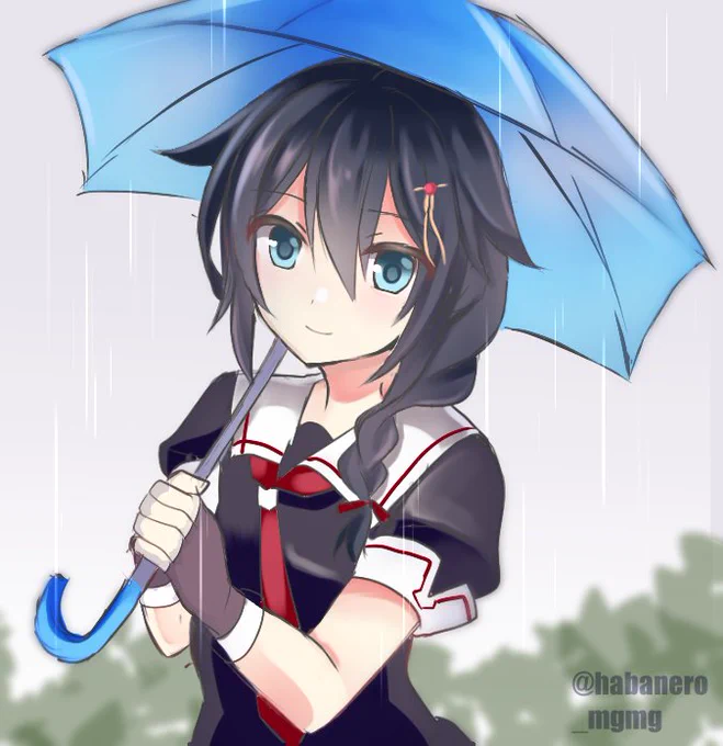 時雨
#艦これ版深夜の真剣お絵描き60分一本勝負
#艦これ版真剣お絵描き60分一本勝負_20180518 