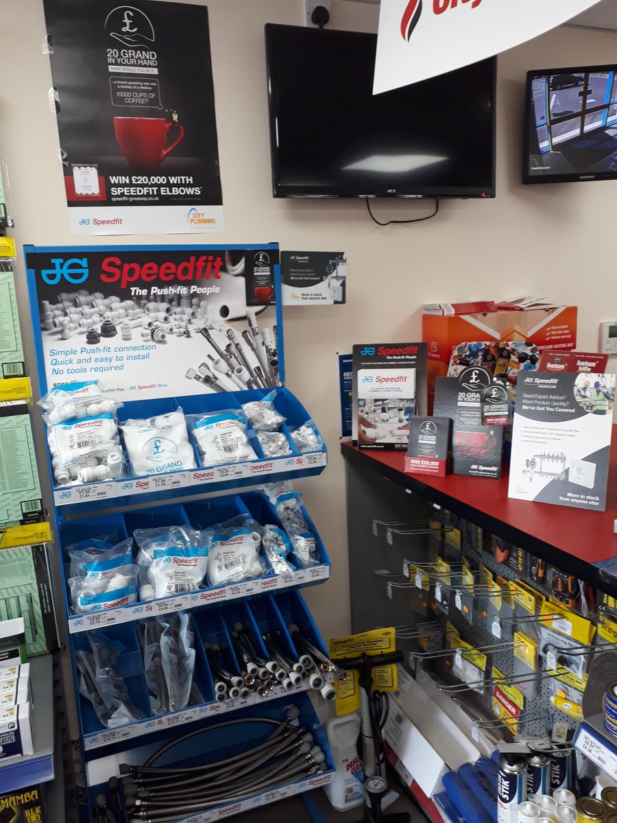 MattSmithRWC's tweet photo. NEWS FLASH! @JGSpeedfit Underfloor Heating in stock at @CityPlumbingUK (Midsomer Norton) AND....pick up a Promo Bag of Speedfit 15mm Elbows for a chance to win £20k. Monthly prizes on the elbow bags also going out to the tune of £1k Tech Bundles #20kInYourHand #UFH #LayflatPipe https://t.co/Cc811pS8l3