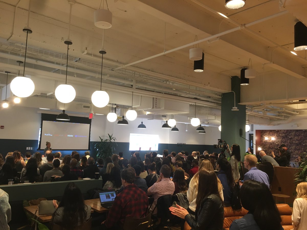 Boston_CM's tweet image. Full house @WeWorkBOS for #cmcommitment thanks to @Skyword @HighBrewCoffee @HubertsLemonade
