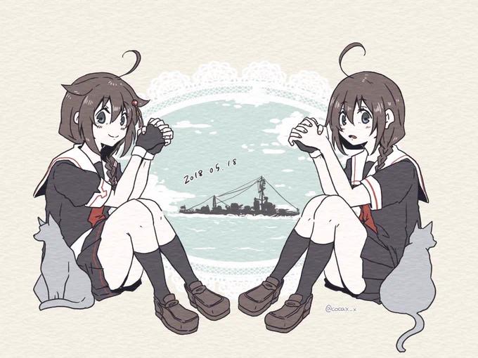 時雨ちゃん進水日!?
#時雨生誕祭2018
#時雨進水日 