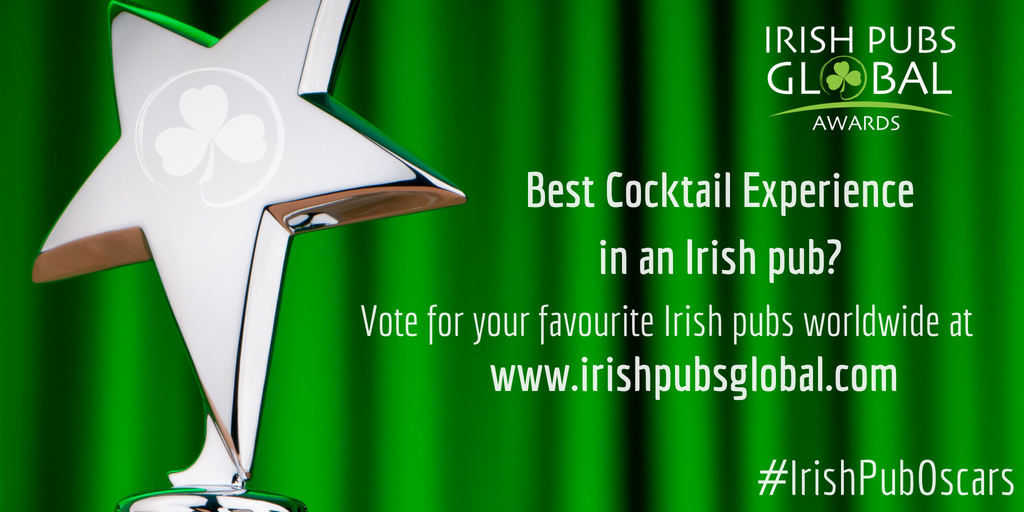 irishhospglobal's tweet photo. In which Irish pub can you find the best cocktail experience? 🍸
Vote now at https://t.co/0L94HOvVJ8 ☘️ #IrishPubOscars #Cocktails https://t.co/8J3WKqCMos